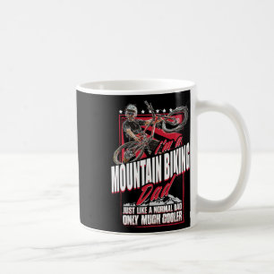 Mountain Bike Dad - Funny Biking Mtb Father's Day Coffee Mug
