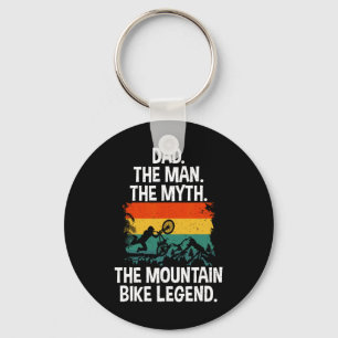 Mountain Bike Dad Mtb Dad Keychain