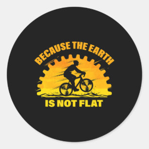 Mountain Bike Design For Cycling Lover Bicycle Tou Classic Round Sticker