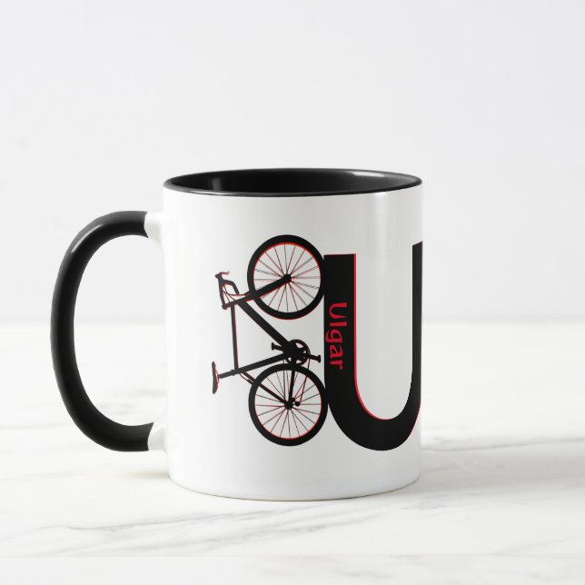 Mountain bike, downhill, bike mug (Left)