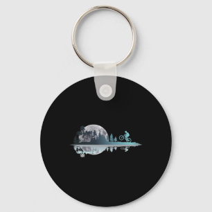 Mountain Bike Downhill Biking Cycling Biker Keychain