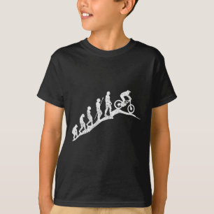 Mountain Bike Downhill Evolution Mtb Biking Funny  T-Shirt