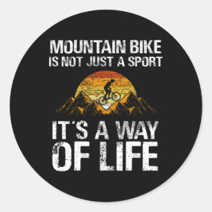 Mountain Bike Downhill - Mountain Biking Mtb  Classic Round Sticker
