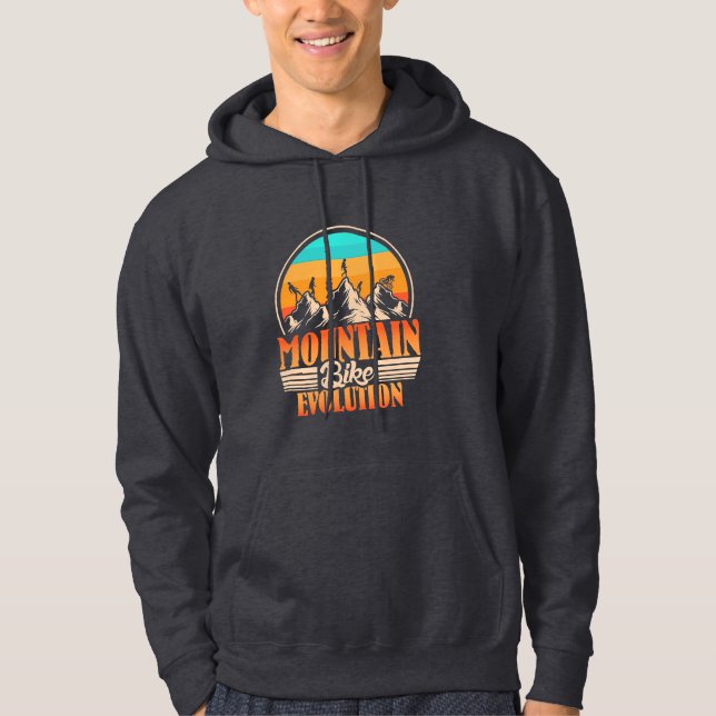 Mountain Bike Evolution Hoodie (Front)