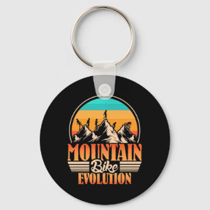 Mountain Bike Evolution Keychain