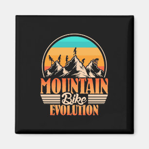 Mountain Bike Evolution Magnet