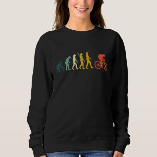 Mountain Bike Evolution Man Vintage Sweatshirt