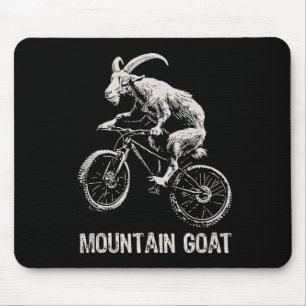 Mountain Bike Goat Mtb Enduro Biker Downhill Bikin Mouse Pad