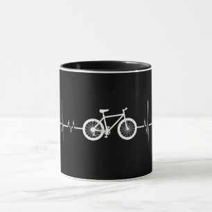 Mountain Bike Heartbeat  Mug