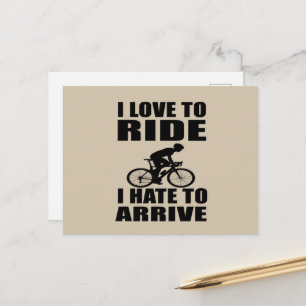 Mountain Bike Humour - Biking Quote - Funny Cyclin Postcard