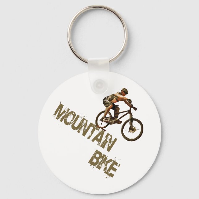 Mountain Bike Keychain (Front)