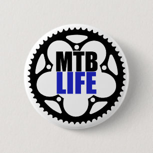 Mountain Bike Life 2 Inch Round Button
