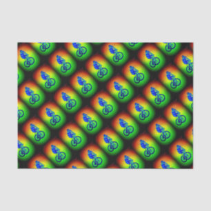Mountain bike Llandegla mtb bmx Tissue Paper