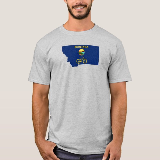 Mountain Bike Montana T-Shirt (Front)