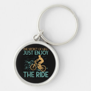 Mountain Bike Mountain Biker Keychain