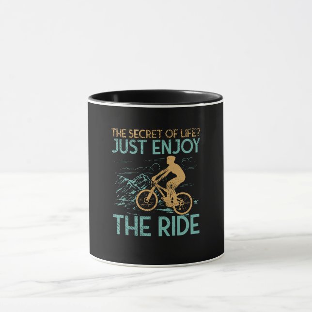 Mountain Bike Mountain Biker Mug (Center)