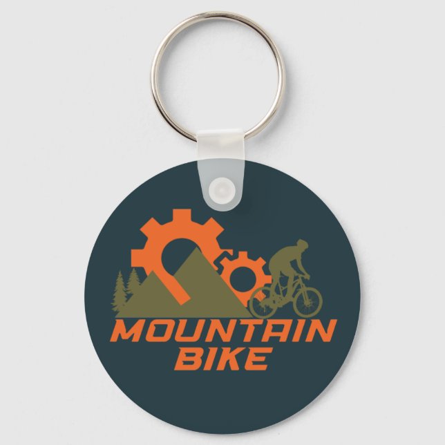 Mountain bike mountainbike keychain (Front)