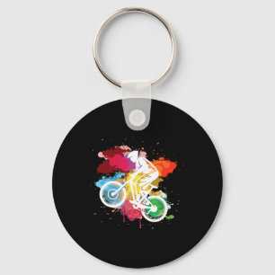 Mountain Bike Mtb Biking Gift Keychain
