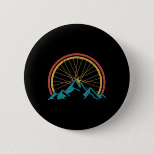 Mountain Bike Mtb Downhill Bicycle Cycling Gift 2 Inch Round Button