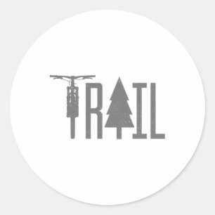 Mountain Bike Mtb Downhill Bike Gift For Mountain  Classic Round Sticker