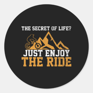 Mountain Bike - Mtb Downhill Biking Biker Gift _1 Classic Round Sticker
