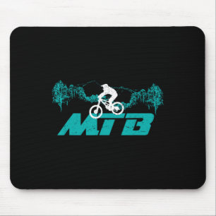 Mountain Bike - Mtb Downhill Biking Biker Gift Mouse Pad