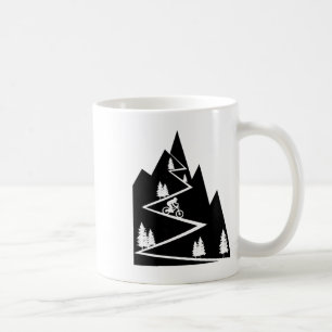 Mountain Bike - Mtb Downhill Mountain Biker Gift _ Coffee Mug