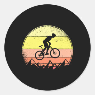Mountain Bike Mtb Downhill Mountainbike Biking _3 Classic Round Sticker