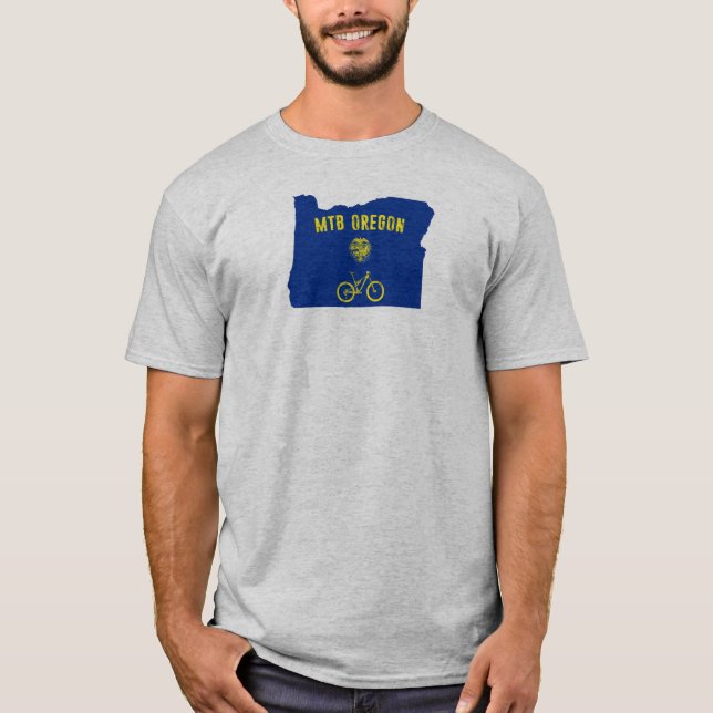 Mountain Bike Oregon T-Shirt (Front)