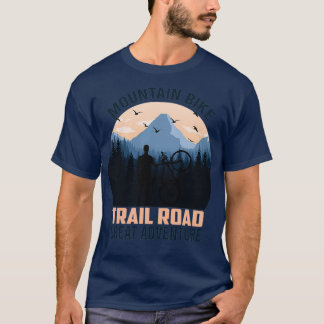 Mountain Bike Ride, Design for a Bicycle lover T-Shirt
