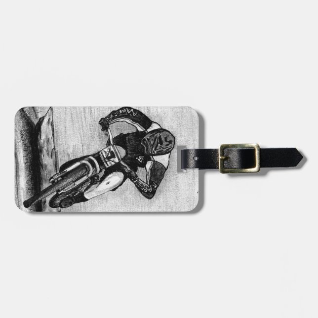Mountain Bike Ride Luggage Tag (Front Horizontal)