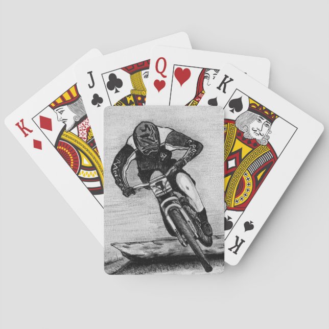 Mountain Bike Ride Playing Cards (Back)