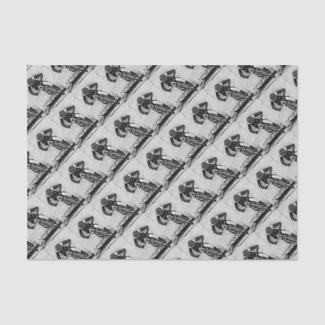 Mountain Bike Ride Tissue Paper (Front)