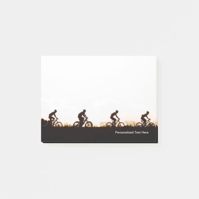 Mountain Bike Riders Make Their Way Over The Dam Post-it Notes (Front)