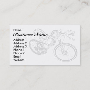 Mountain Bike Sales Or Repair Company Business Card