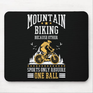 Mountain Bike Shirt Biking Bicycle Cycling Forest Mouse Pad