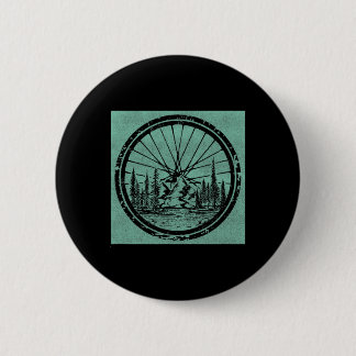 Mountain Bike Shirt - Mtb Cycling Bicycle Biking G 2 Inch Round Button