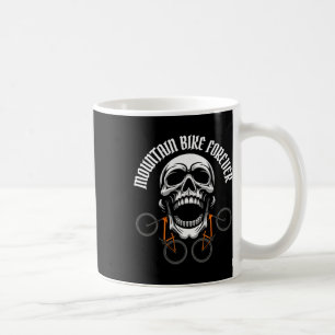 Mountain Bike Skull Biker - Biking Mtb Coffee Mug