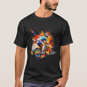 Mountain Bike Sport Game Champion Competition Art T-Shirt