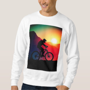 Mountain Bike Sunset – Challenge & Adventure Sweatshirt