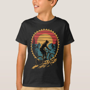 Mountain Bike Tee For Men Women Funny Vintage Cycl