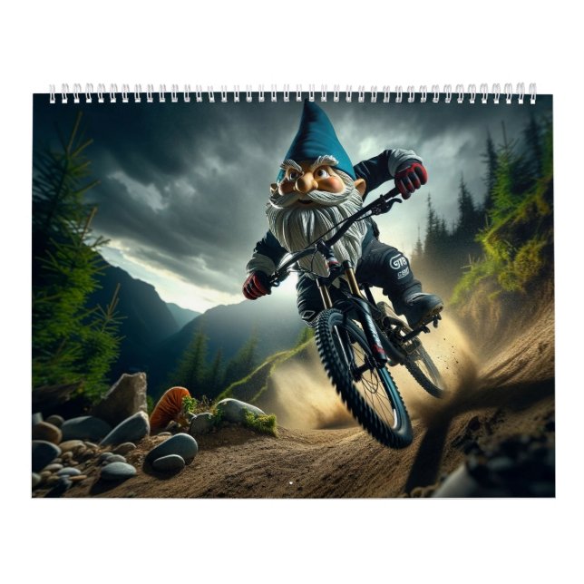Mountain Bike Trail Shredding Calendrier Gnome (Protection)