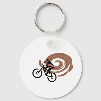 MOUNTAIN BIKE TRAILS KEYCHAIN