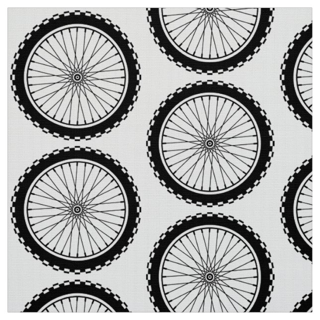 Mountain Bike Wheel - Black Fabric (Swatch)