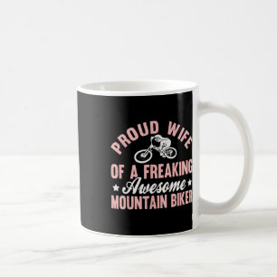 Mountain Biker Bike Mtb Biking Bicycle Cycling Wif Coffee Mug