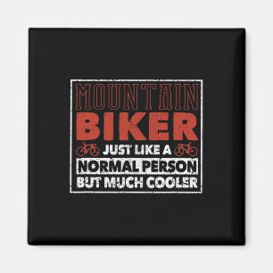 Mountain Biker Definition Funny Cycling Mtb Downhi Magnet