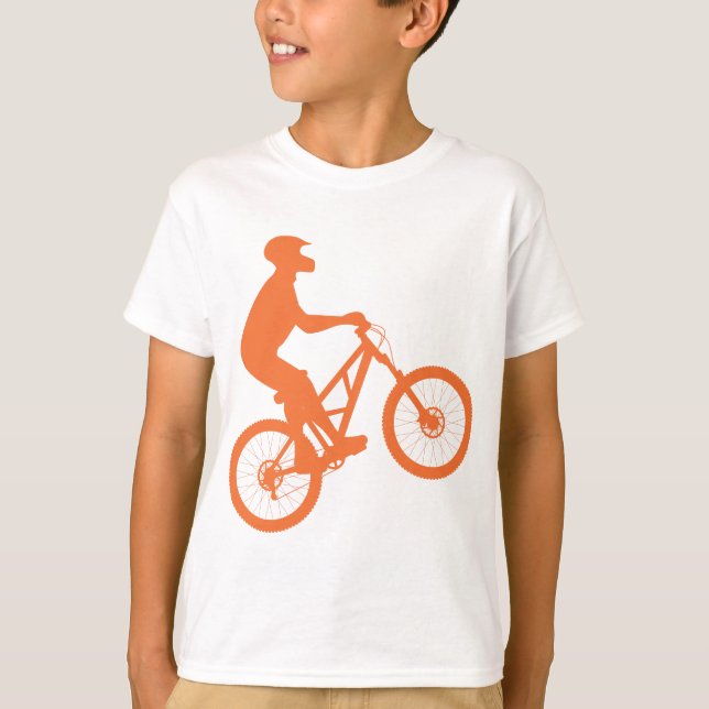 Mountain biker silhouette T-Shirt (Front)