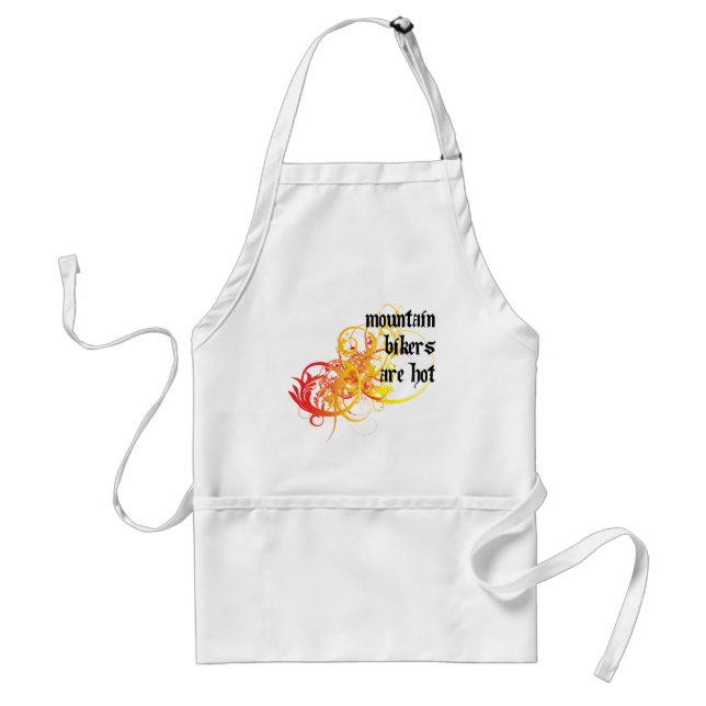 Mountain Bikers Are Hot Standard Apron (Front)