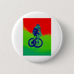 Mountain Biking 2 Inch Round Button