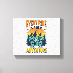 Mountain Biking Adventure Canvas Print
